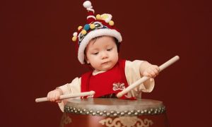 參加朋友寶寶抓周