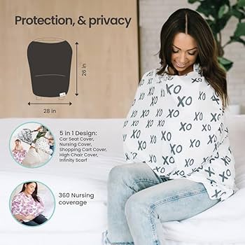 Amazon.com: Copper Pearl 多用途保護套:汽車座椅套、哺乳套和嬰兒推車套,適用於太陽- 彈性布料,四季使用,時尚設計,方便媽媽使用- 橡木: