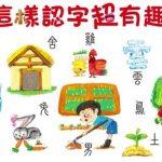 如何教小朋友認字 圖像聯想法 生字與對應插圖學習