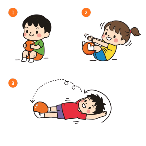 16. 雙腳夾球跳示意圖