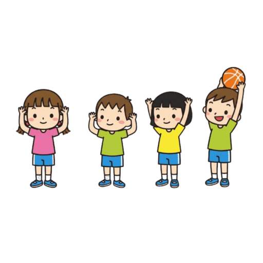 27. 頭上傳球接力示意圖