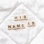 white and black love print textile